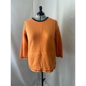 Avenue Pullover Top With Kangaroo Pockets Orange Size 18/20